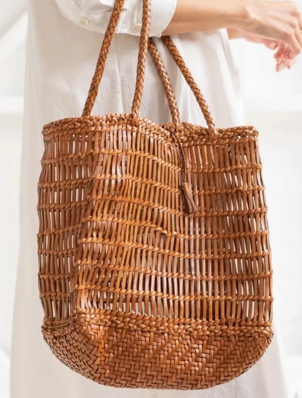 DRAGON DIFFUSION DORA TOTE BAG - TAN
